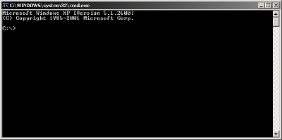 Interpreter poleceń w Windows XP